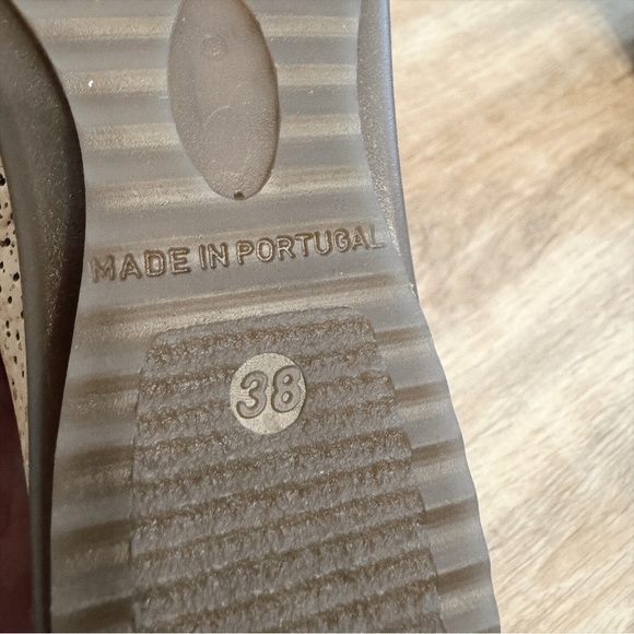 NWOT Fine Cork Portugal- Cork Shoes With Decorative Drawstrings 7.5 - Picture 6 of 8